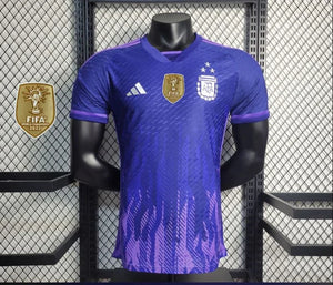 ARGENTINA Shirt 2023, World Cup Soccer Shirt, Argentina Away 3 Star Football Jersey